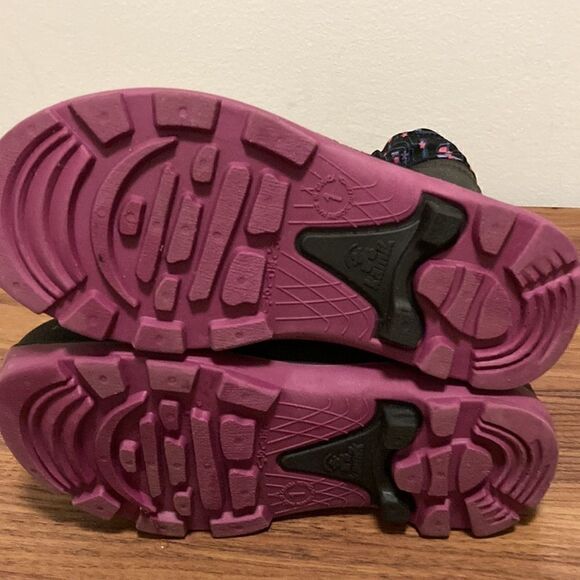 Kamik Child Snobuster 2 Winter Boots. Size 1. Navy Magenta. Warm/waterproof. - Picture 4 of 5